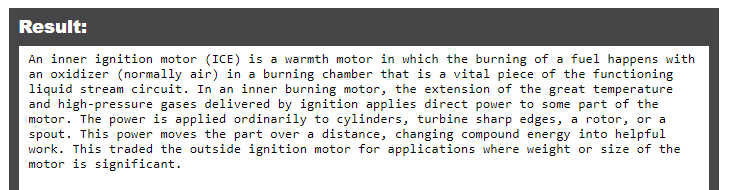 synthesis writing generator