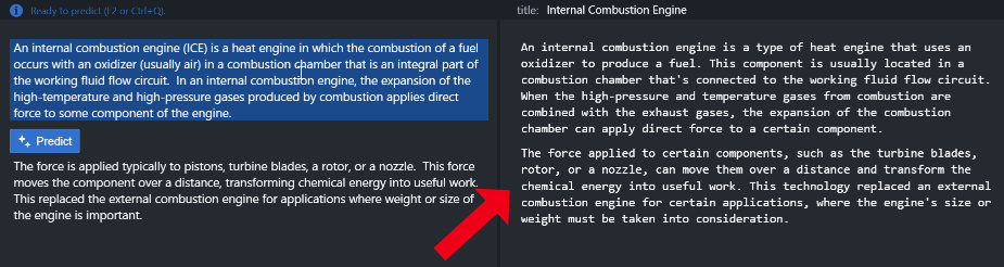 synthesis writing generator